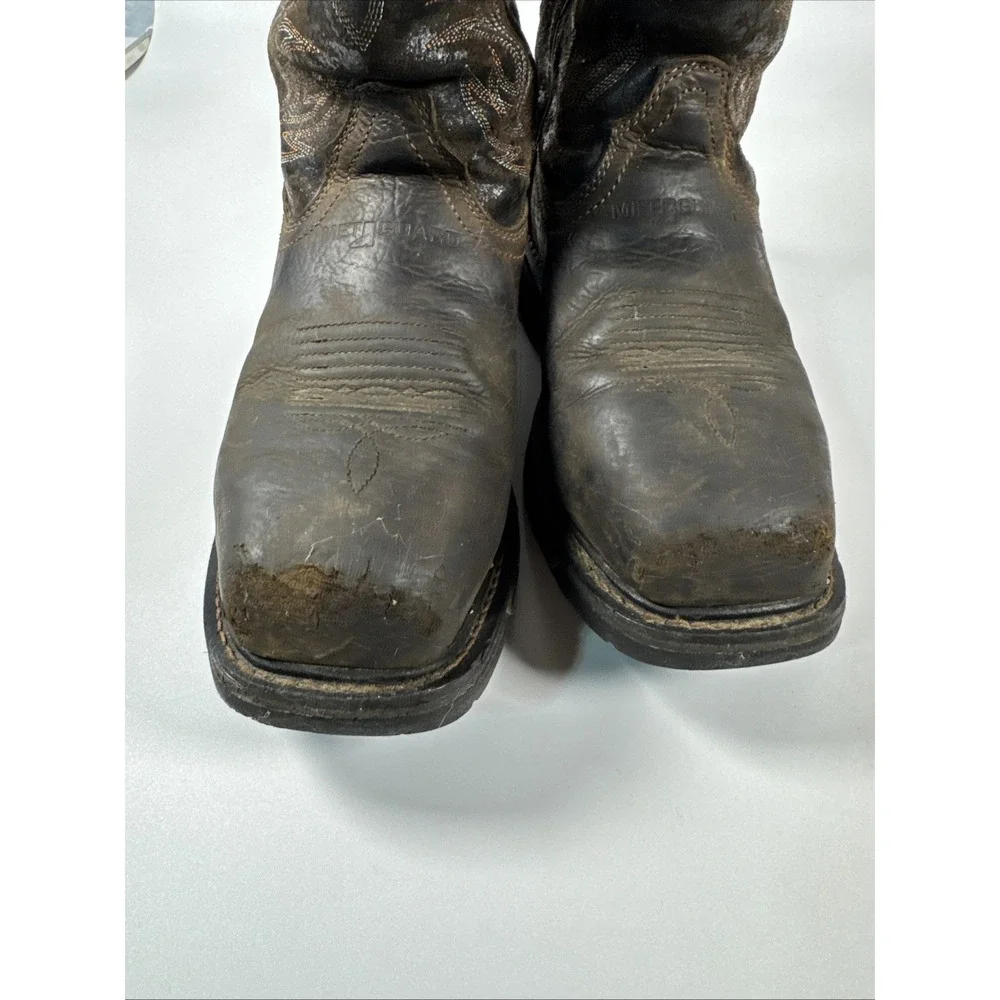Ariat Workhog Met Guard Safety Boots Brown US M9.5 EE Brown Comp Toe